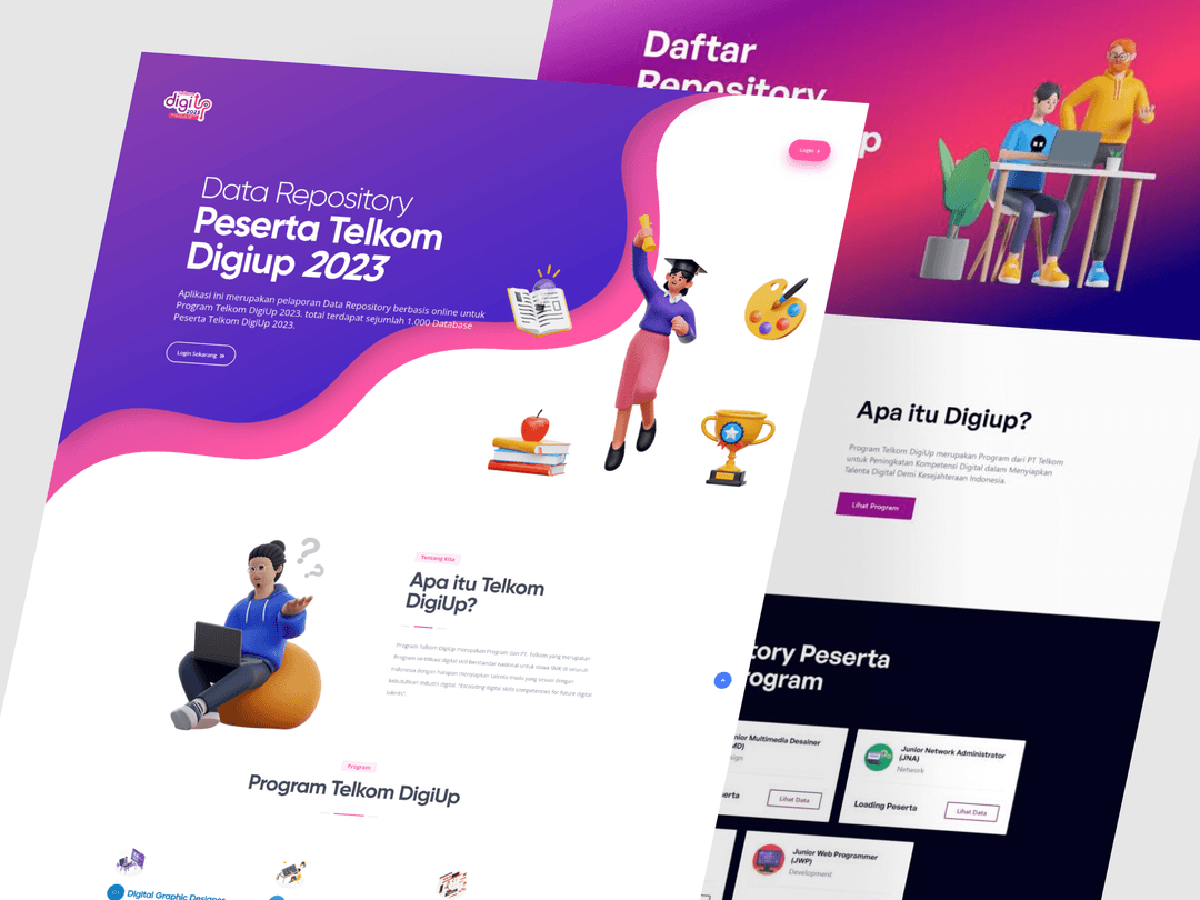 Telkom Digiup - Repository Peserta Digiup 2022 & 2023